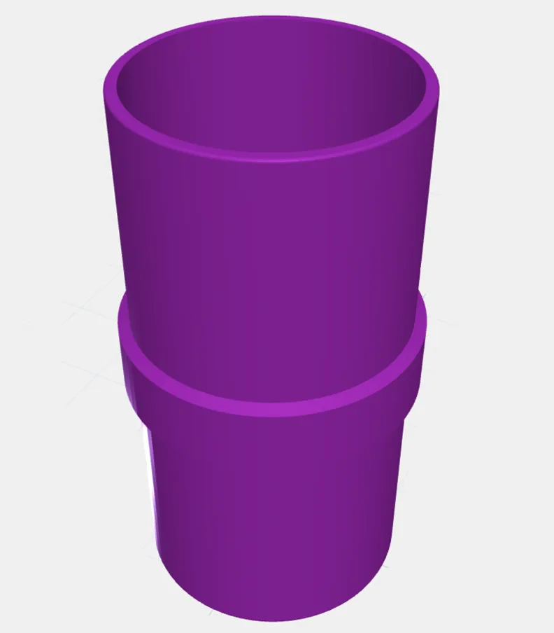 3D printable body tube coupler